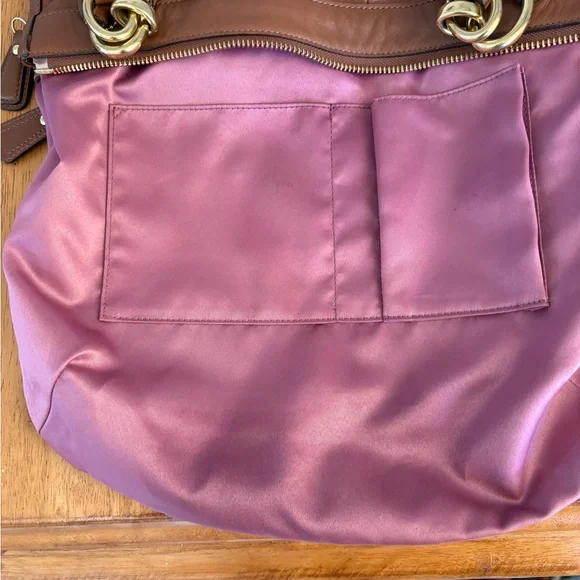 2011 Coach Kristin Brown Leather Shoulder Bag - Picture 5 of 6